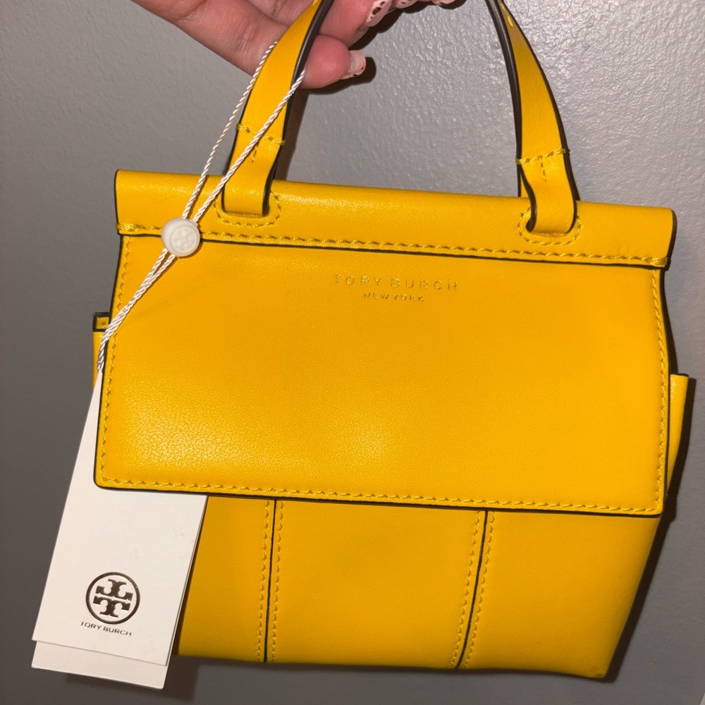 Tory Burch Daisy Yellow Bag - Picture 1 of 5